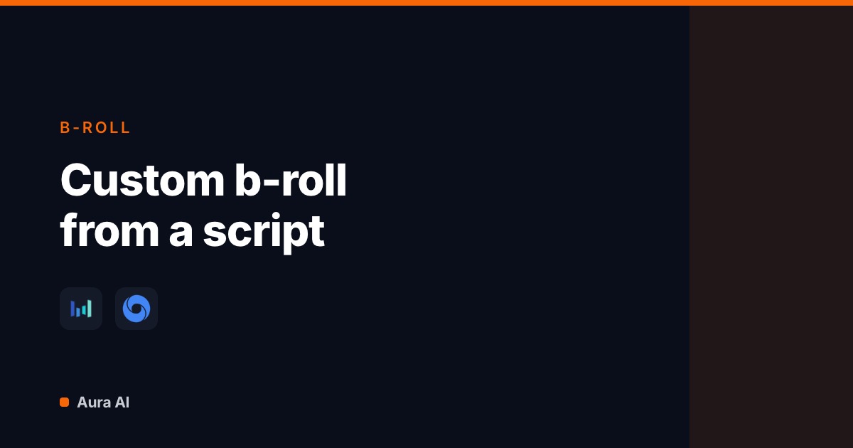 AI‑Generated B‑Roll: The Fast Lane to Custom Visuals for Your Videos