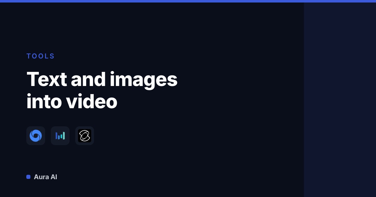 Top 3 AI Tools to Transform Text and Images into Stunning Videos (2025)