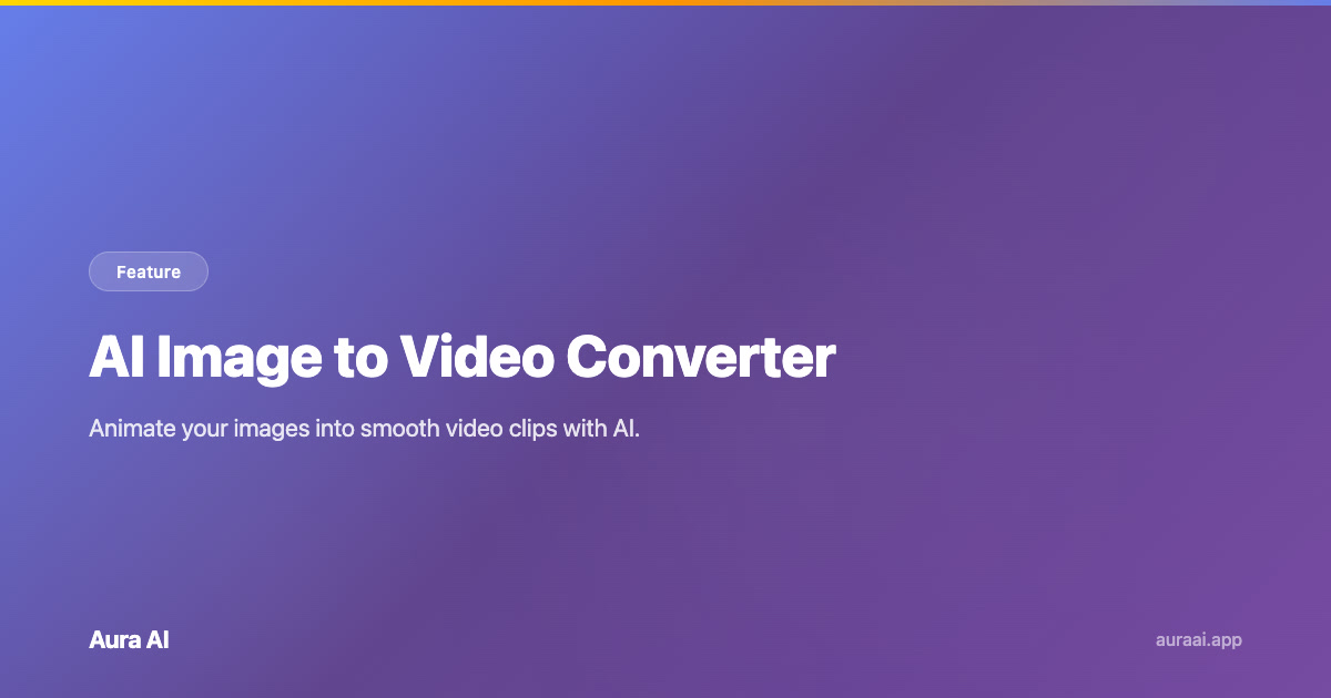 Image to video AI with audio