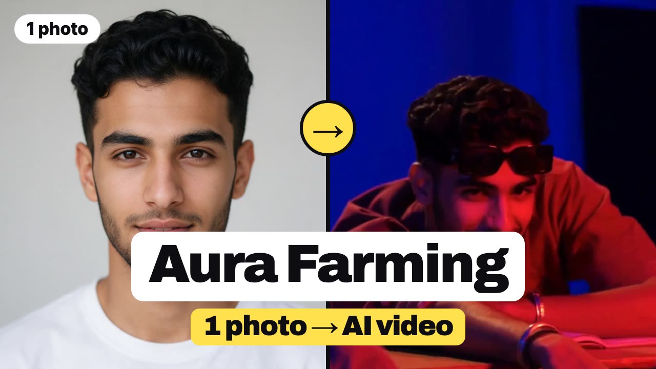 Aura Farming AI Video from 1 Photo (Short Version)