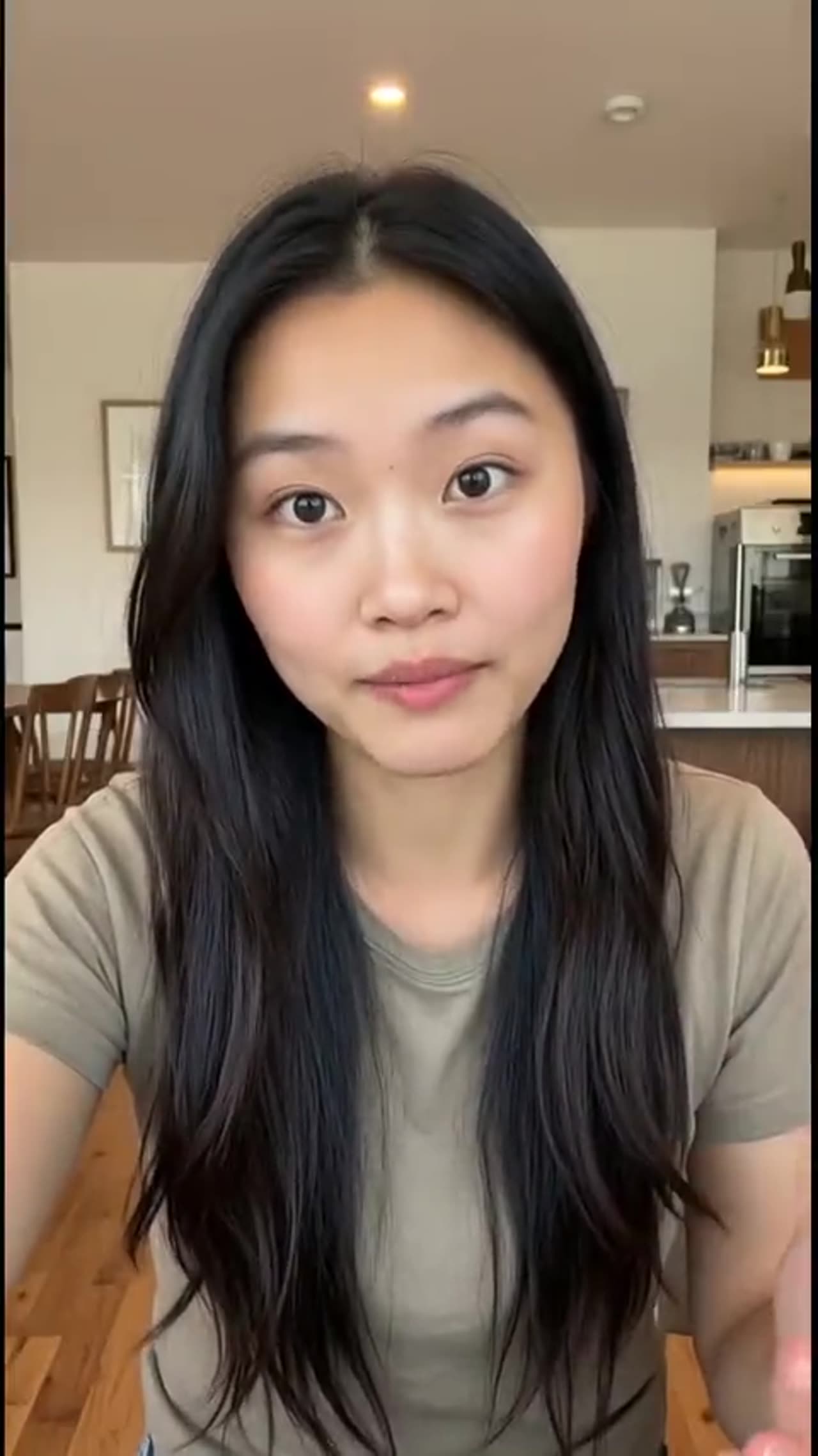 Faceless AI video: a presenter talking to camera with captions