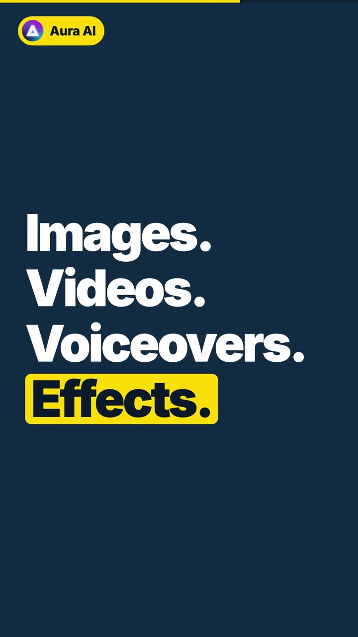 Text animation video made with AI motion graphics